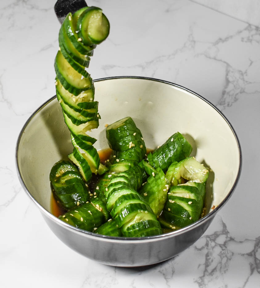 Addicting Cucumber Salad Aka Tik Tok Torpedos The Relatable Chef