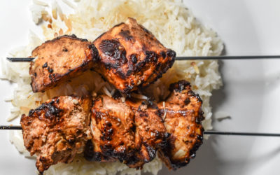 Air Fryer Middle-Eastern Inspired Chicken (Shish Tawook)