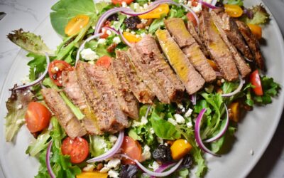 Steak Salad With Dried Cherries & Mustard Vinaigrette