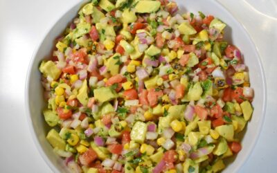 Charred Corn and Avocado Dip