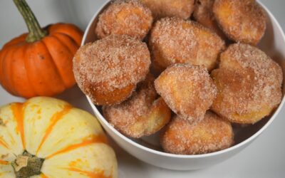 Air Fryer Pumpkin Spice Donut Holes