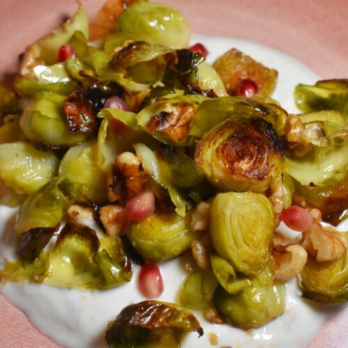 yogurt brussels sprouts the relatable chef
