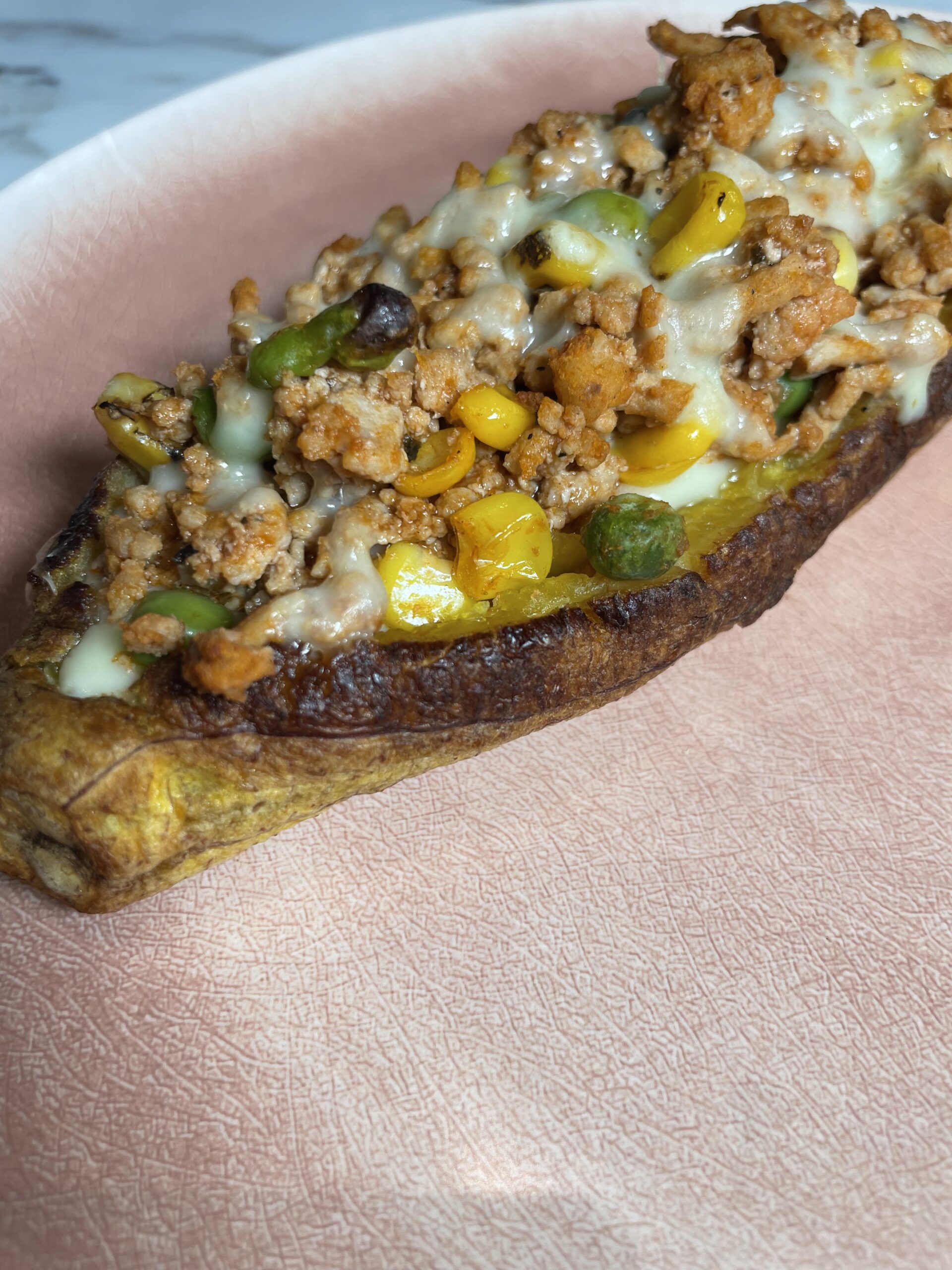 Stuffed Plantains With Ground Turkey