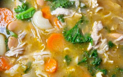 Pesto Chicken Vegetable Soup